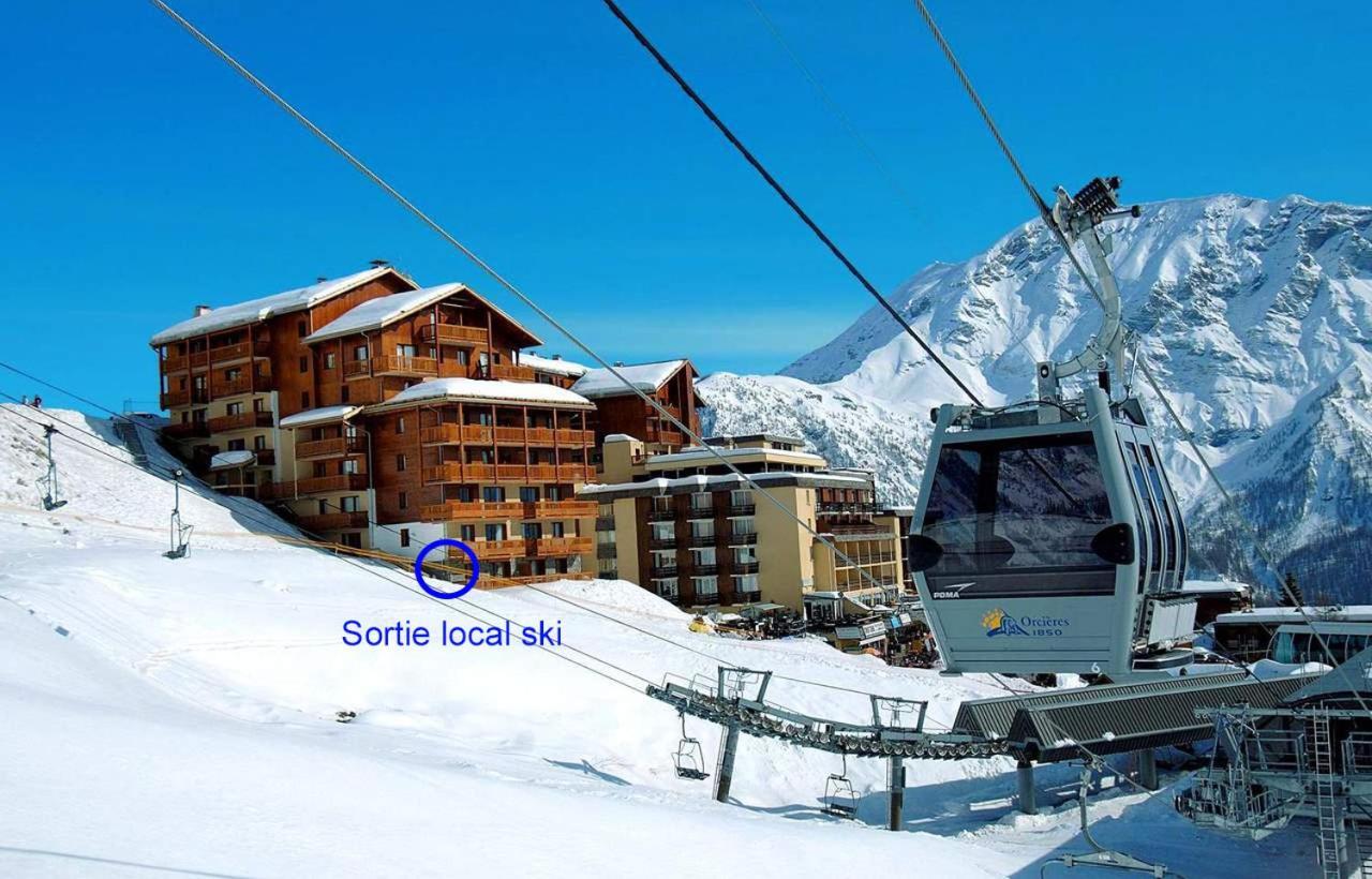 Appt T2 Cabine 4-6 Personnes Au Pied Des Pistes Orcières Eksteriør bilde